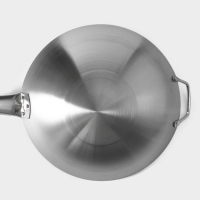 Сковорода-Wok Hanna Kn&ouml;vell из нержавеющей стали Chief, d=30 см, с ручкой