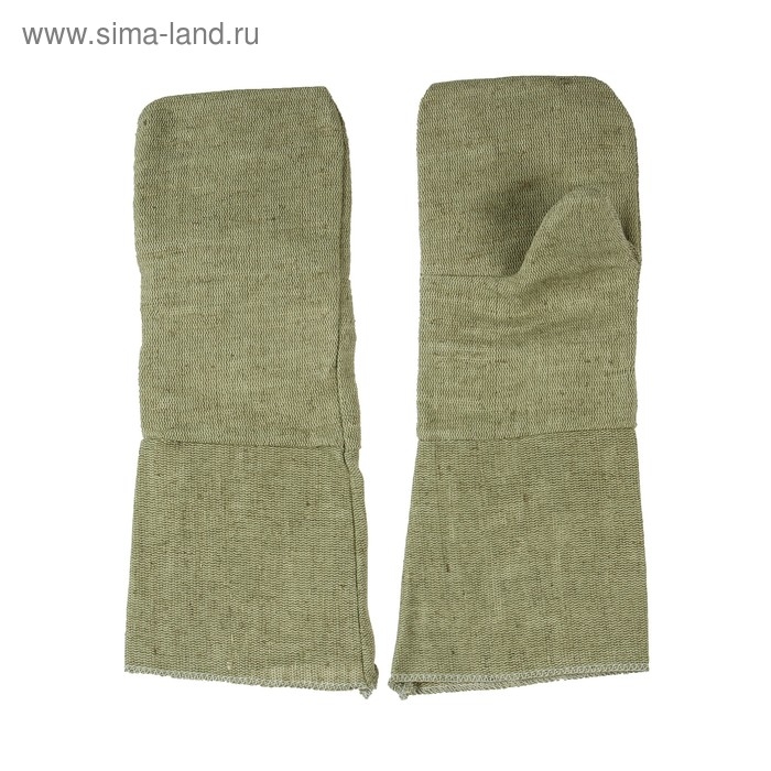 Рукавицы брезентовые, ОП2 плотность 480, зелёные, Greengo