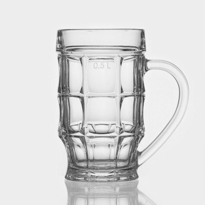 Кружка стеклянная для пива &laquo;Пинта&raquo;, 500 мл