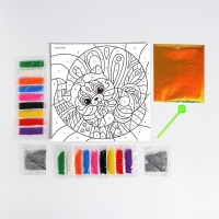 Набор для творчества. Фреска песком &laquo;Кот&raquo;