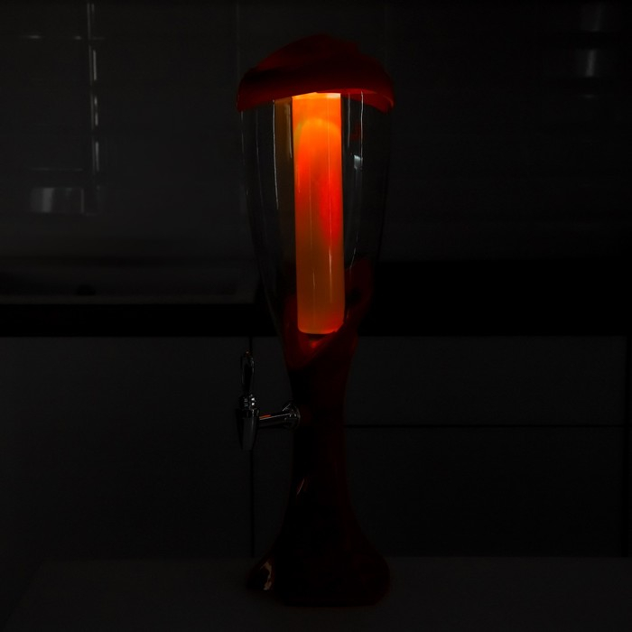 Башня пивная &laquo;Вавилон&raquo;, 3 л, цвет красный