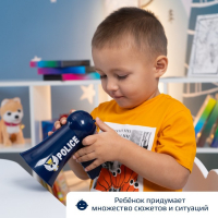 Мегафон &laquo;Полицейский&raquo;, 2 режима: сирена, громкоговоритель, работает от батареек
