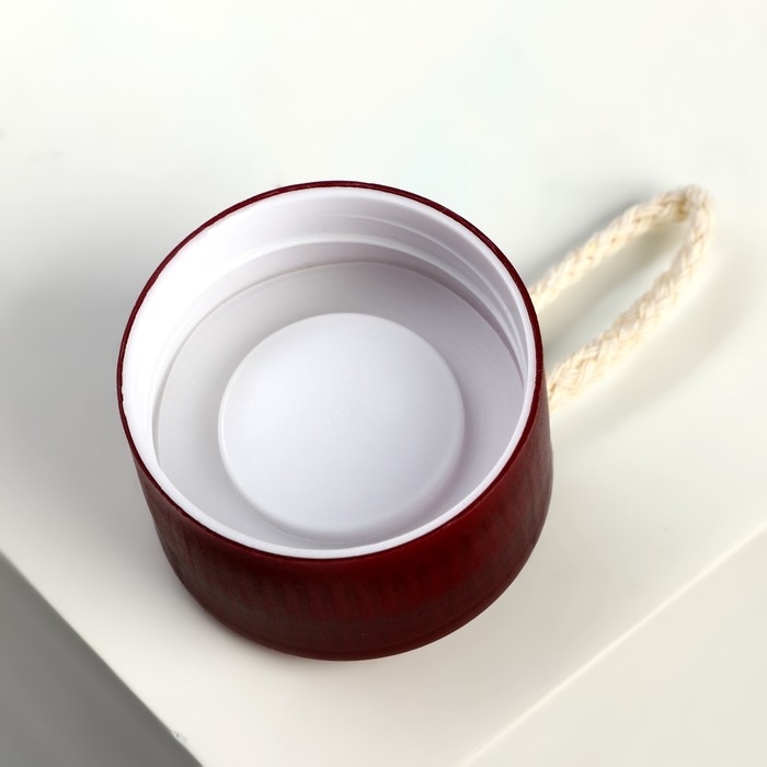 Бутылка для воды &laquo;Люби, смейся, живи&raquo;,стекло, цвет МИКС , 350 мл