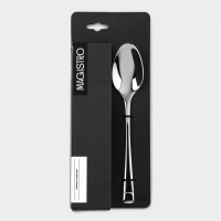 Набор чайных ложек из нержавеющей стали Magistro &laquo;Виконт&raquo;, длина 17 см, 6 шт, цвет серебряный