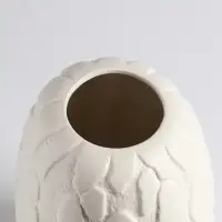 Ваза &laquo;Нуева&raquo;, 22&times;12 см, керамика, белая