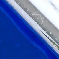 Бумага голографическая &laquo;Звездопад&raquo;, синяя, 70&times;100 см