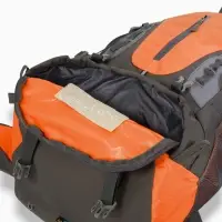Рюкзак тур 65+5л, 30*20*53, отдел на шнурке, 5нар+2вн кармана, цвет оранжевый
