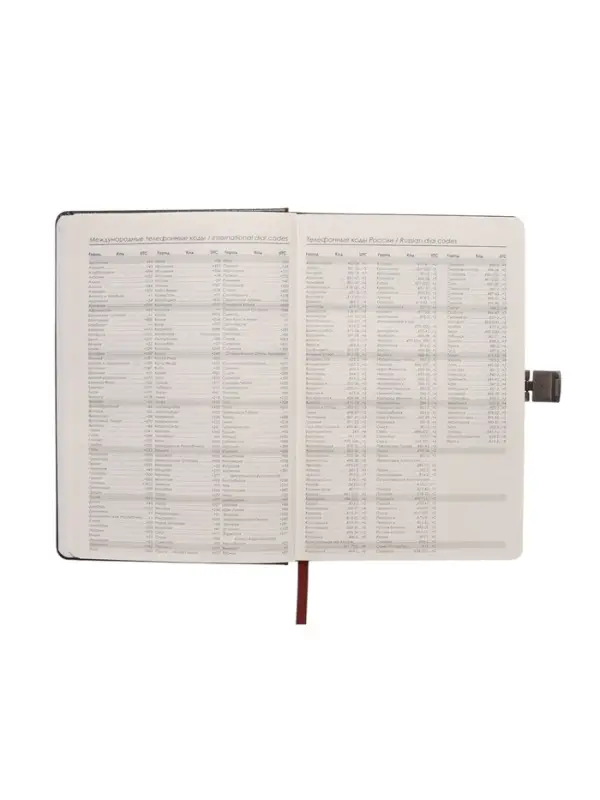 Ежедневник недатированный формат А5, с хлястиком, 80л, линия, пвх, Черный