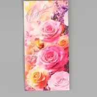 Конверт для денег &laquo;Поздравляем!&raquo;, 16,5 х 8 см