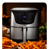 Аэрогриль с поддоном для фри КТ-2232 - 5.4 л - 1700Вт