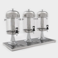 Диспенсер для напитков 3 секции по 8 л, 865х350,600 мм.