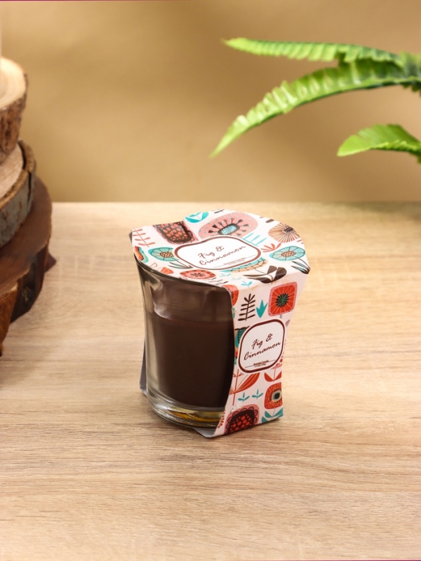 Свеча ароматическая "Candle" 100 гр, инжир+корица