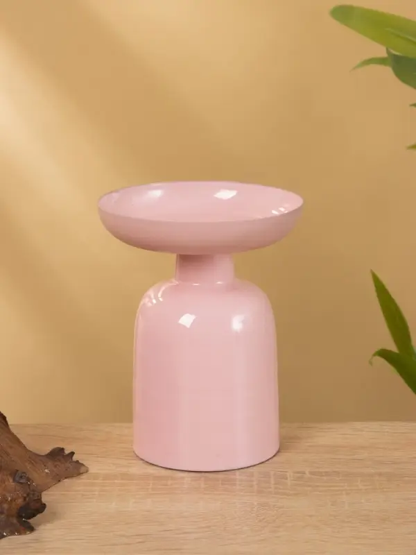 Подсвечник на 1 свечу "Зефир" глянцевый 10х10х13 см