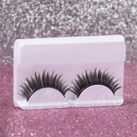 Ресницы накладные &laquo;Пышные лучики&raquo;, 15 мм, без клея, цвет чёрный