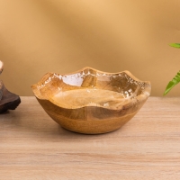 Салатник "Пряник" дерево манго 20х20х8 см