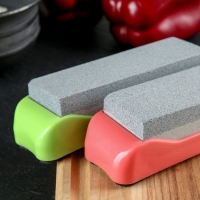 Точильный камень Доляна &laquo;Стоун&raquo;, 14,7 см, цвет МИКС