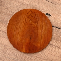 Блюдо 25х25х2 см, тиковое дерево