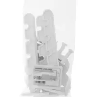 Ограничитель открывания для окна ТУНДРА, пластиковая гребенка, 4-х позиционная, 3 шт