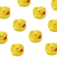 Ластик фигурный &laquo;Уточка в пакетека&raquo;, штрихкод на штуке