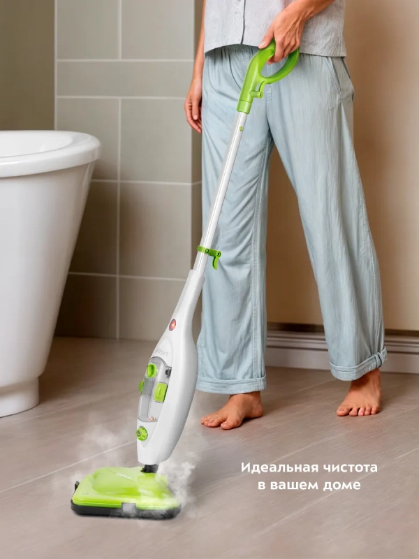 Паровая швабра с насадками КТ-1060 - 1300 Вт - 300 мл
