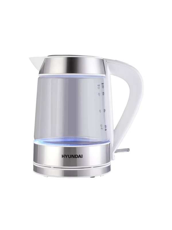 Чайник HYK-G3606 1,7л 2200Вт белый (стекло)