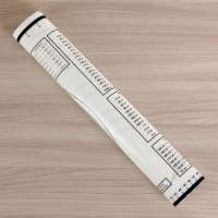 Коврик для выпечки и раскатки теста с разметкой, армированный, силикон, 59&times;38,5 см, белый