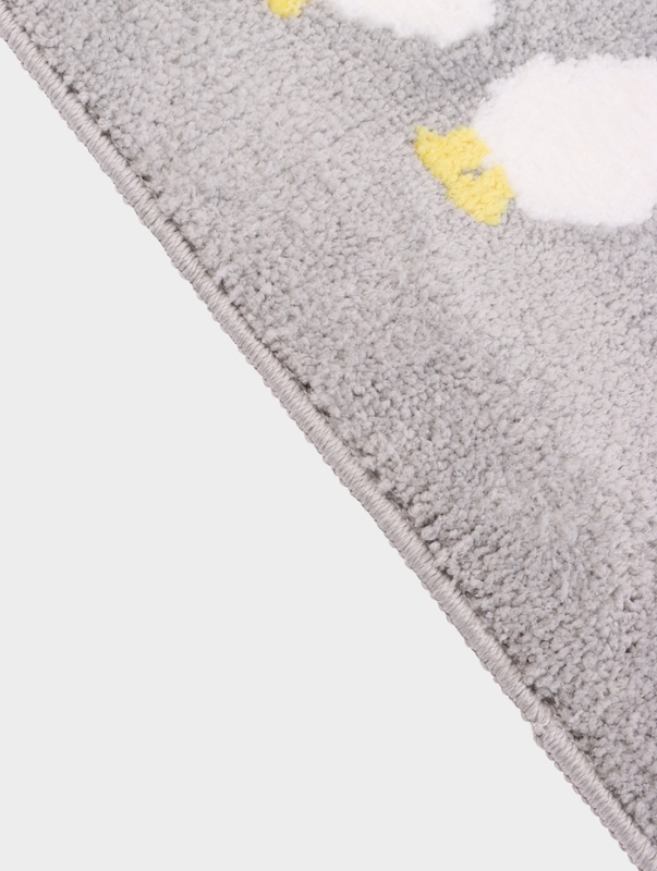 Коврик Доляна &laquo;Гуси&raquo;, 40&times;60 см, микрофибра, серый