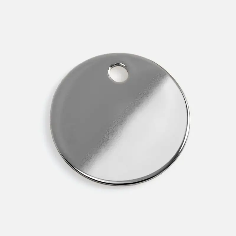 Шильдик металлический Alfa Sirkel, серебристый глянцевый