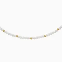 Чокер из бисера &laquo;Хрусталь&raquo;, разноцветный в золоте, 37 см + 5 см доп, цепочка