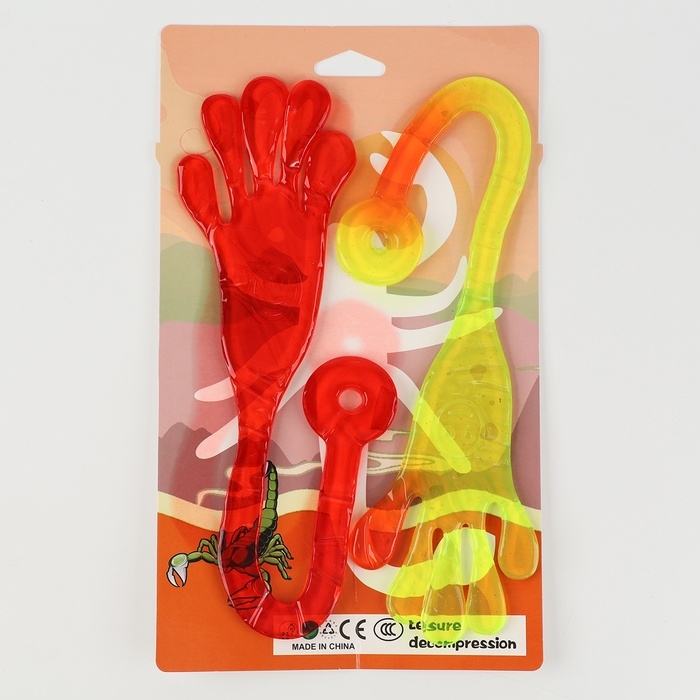 Липучка &laquo;Рука&raquo;, набор 2 штуки, МИКС