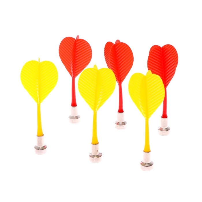 Дартс магнитный &laquo;Точно в цель&raquo;, диаметр 40 см, 6 дротиков