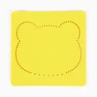 Вышивка по фетру "Медвежонок", 20,5*20,5 см, цвет желтый