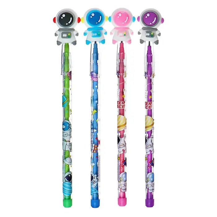 Карандаш секционный чернографитный &laquo;Космонавт&raquo;, МИКС