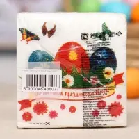 Пасхальные салфетки бумажные Гармония цвета &laquo;Светлый праздник&raquo;, 1 слой, 24х24 см, 50 шт