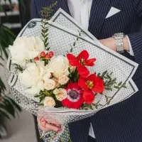 Пергамент для цветов &laquo;С любовью&raquo;, 50 х 70 см