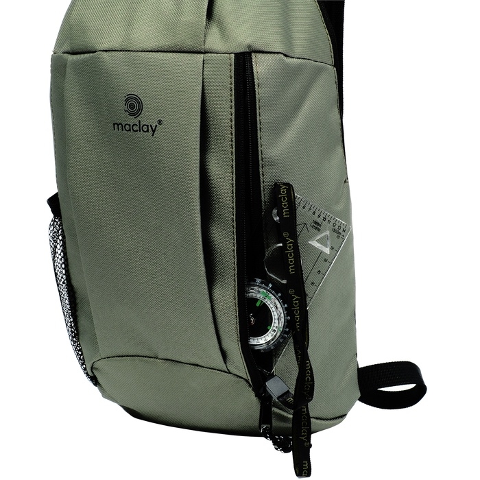 Рюкзак туристический Maclay, 10 литров, зелёный