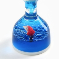 Гелевые часы, 10.5 х 5 см, антистресс, синие