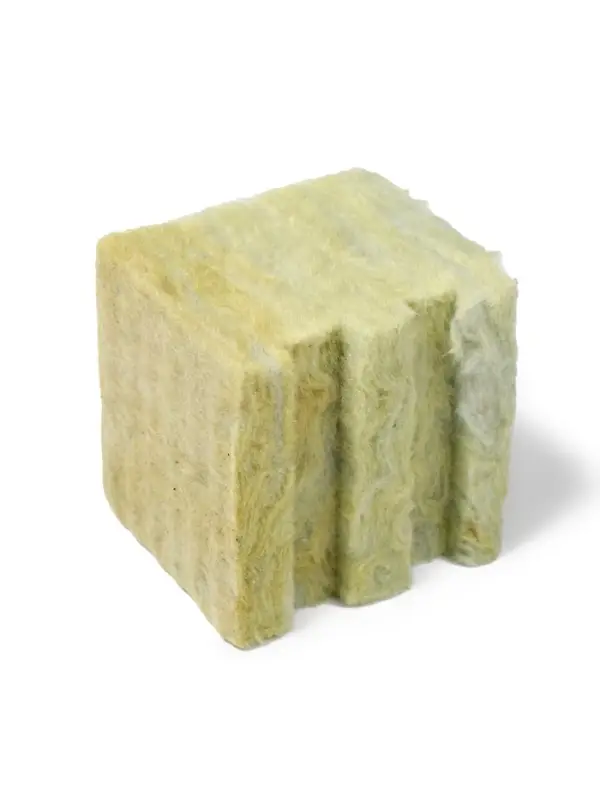 Субстрат минераловатный &laquo;Эковер&raquo;, в кубе, для рассады и гидропоники, отверстие 20 &times; 15 мм, 7.5 &times; 7.5 &times; 6.5 см