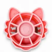 Игрушка для кошек из кошачьей мяты &laquo;Киса&raquo; на основании, 4.5&times;6&times;6 см, розовая