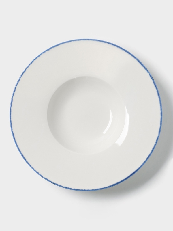 Тарелка для пасты "Blue Lagoon" Magistro 26см, 26,5х5,5, цвет белый, синий