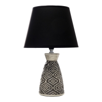 Настольная лампа с абажуром RISALUX &laquo;Лина&raquo;, Е14, 40 Вт, 22.5&times;22.5&times;36 см