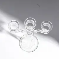 Подсвечник стекло "Версаль" прозрачный d=2.2 см 14х4х21,5 см