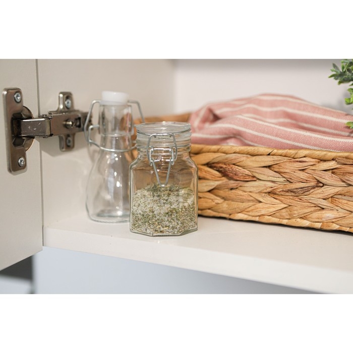 Бутылка стеклянная для соусов и масла с бугельным замком Доляна &laquo;Галерея&raquo;, 80 мл, 5&times;11 см