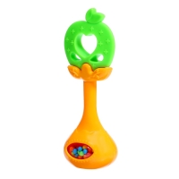 Набор погремушек с прорезывателем для зубов &laquo;Фруктики. Яблоко&raquo;, 4 шт