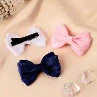 Зажим для волос "Первоклассница"  бант с сеточкой, 5,5 см