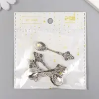 Сувенир кошельковый металл "Ложечка королевская" 5,9х1,4 см