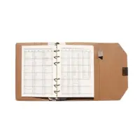 Органайзер на кольцах, C6, с клапаном, 80л, линия, к/зам, Бежевый