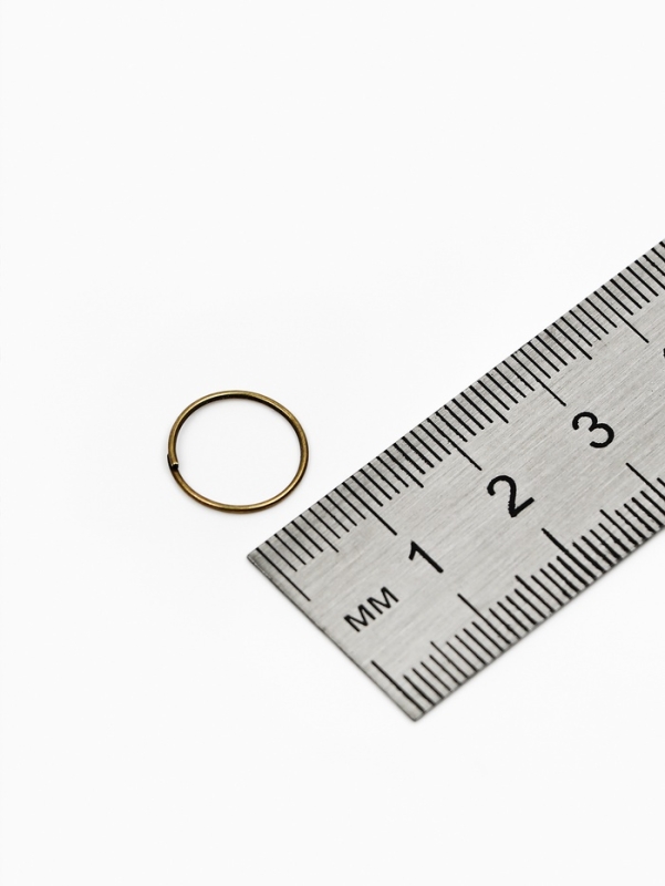 Кольцо соединительное 0,7&times;12 мм (набор 50 г, &plusmn; 440 шт.) СМ-995, цвет бронзы