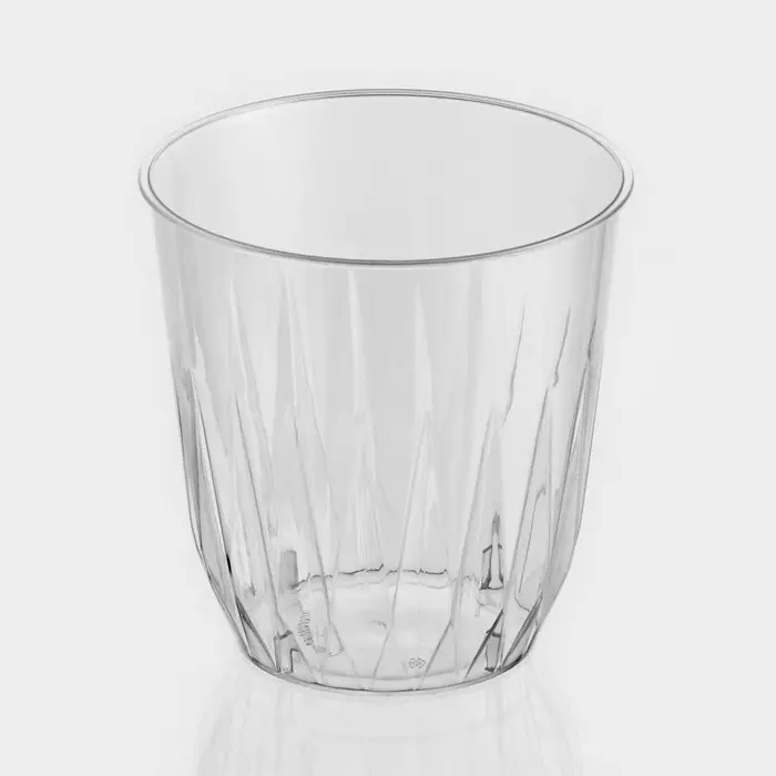 Стакан пластиковый одноразовый &laquo;Баккара&raquo;, 200 мл, прозрачный