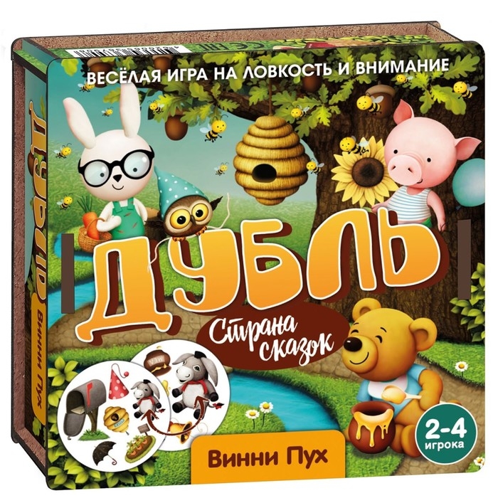 Настольная игра &laquo;Дубль. Страна сказок. Винни Пух&raquo;